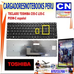 TECLADO TOSHIBA C55-C L55-C  P55W-C español