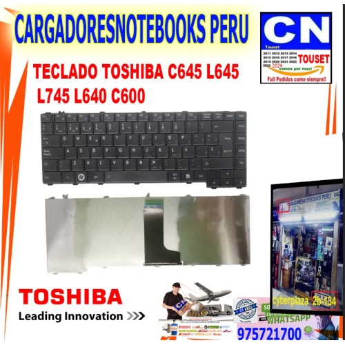 TECLADO TOSHIBA C645 L645 L745 L640 C600