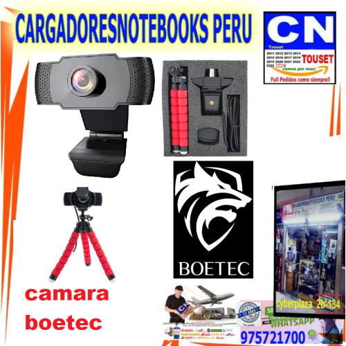 CAMARA WEB BOETEC Q-10802P TRIPODE HD 1080P